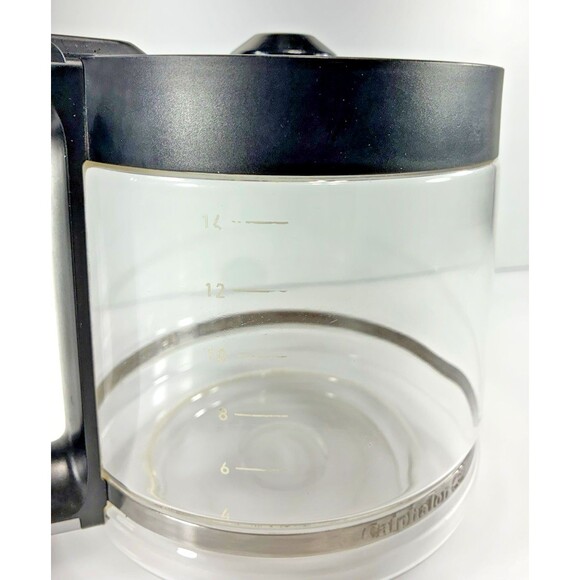 Calphalon 14-Cup Replacement Black and Clear Glass Coffee Carafe - Picture 6 of 10